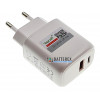 Быстрое USB зарядное устройство Vapcell QC3 на 2 выхода USB - быстрый заряд USB QuickCharge 3.0 и Type-C PD Быстрое USB зарядное устройство Vapcell QC3 на 2 выхода USB - быстрый заряд USB QuickCharge 3.0 и Type-C PD