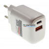 Быстрое USB зарядное устройство Vapcell QC3 на 2 выхода USB - быстрый заряд USB QuickCharge 3.0 и Type-C PD Быстрое USB зарядное устройство Vapcell QC3 на 2 выхода USB - быстрый заряд USB QuickCharge 3.0 и Type-C PD