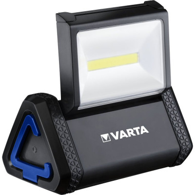 Varta Work Flex Area Light 17648 - фонарь-прожектор 230Lm с поворотной головой, магнитным креплением, крючком для подвешивания и питанием от 3хАА