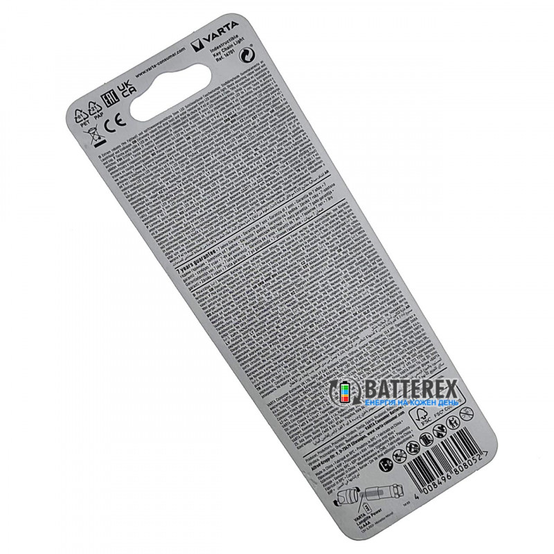 Фонарь-брелок Varta Indestructible LED Key Chain Light 16701 + батарейка AAA Varta в комплекте Фонарь-брелок Varta Indestructible LED Key Chain Light 16701 + батарейка AAA Varta в комплекте