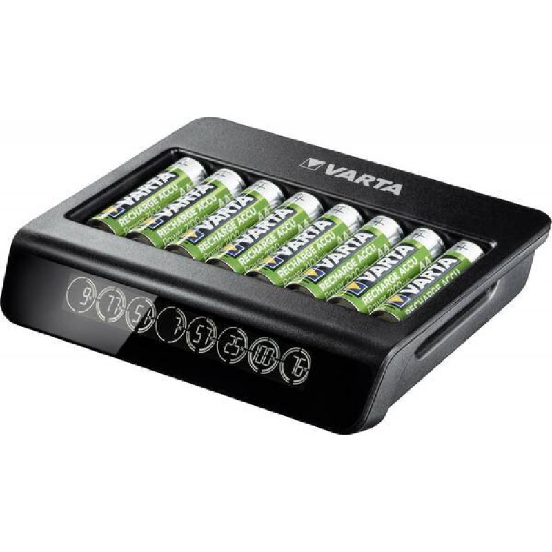 Varta LCD Multi Charger Plus - многоканальное зарядное устройство на 8 аккумуляторов AA/AAA