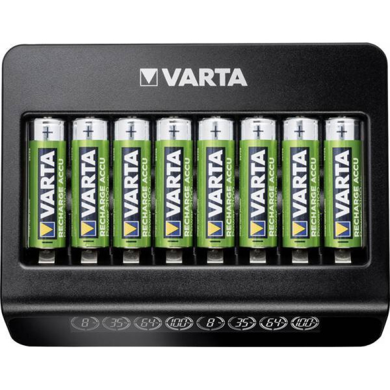 Varta LCD Multi Charger Plus - многоканальное зарядное устройство на 8 аккумуляторов AA/AAA