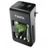Фирменный комплект зарядное устройство Varta LCD Plug Charger Plus + 4 аккумулятора AA Varta 2100mah
