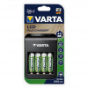 Фирменный комплект зарядное устройство Varta LCD Plug Charger Plus + 4 аккумулятора AA Varta 2100mah