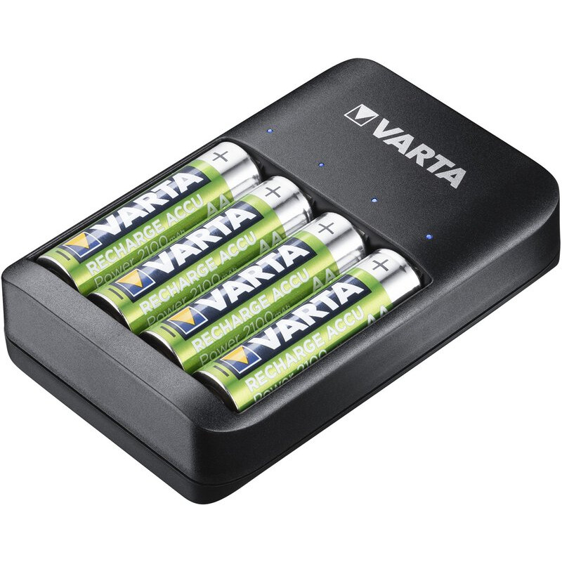 Varta USB Quattro Charger + 4 AA Varta 2100mah - фирменный набор зарядное устрайство + 4 аккумулятора Varta USB Quattro Charger + 4 AA Varta 2100mah - фирменный набор зарядное устрайство + 4 аккумулятора