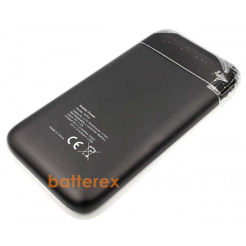 Повербанк Westinghouse WP10-100CB 10000mah (2xUSB, 2.1A, 37Wh)