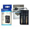 Зарядное устройство Westinghouse WBC-006-CB на 2 аккумулятора Li-Ion со встроенным USB-кабелем