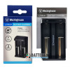 Зарядное устройство Westinghouse WBC-006-CB на 2 аккумулятора Li-Ion со встроенным USB-кабелем