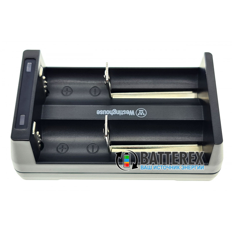 Зарядное устройство Westinghouse WBC-006-CB на 2 аккумулятора Li-Ion со встроенным USB-кабелем