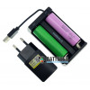 Зарядное устройство Westinghouse WBC-006-CB на 2 аккумулятора Li-Ion со встроенным USB-кабелем + USB адаптер Liitokala 5V 2A