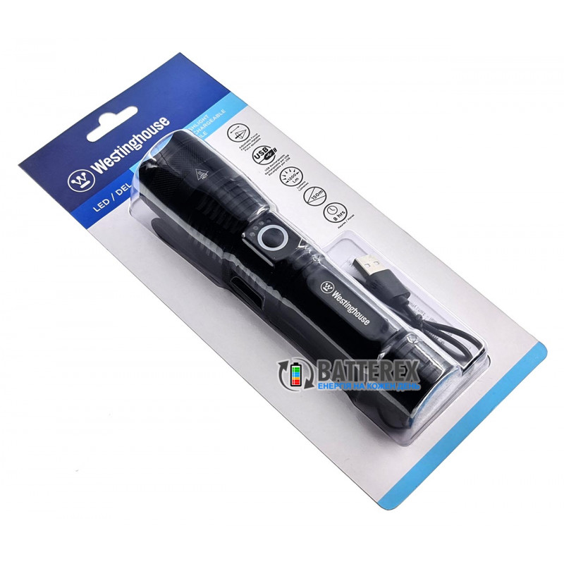 Фонарь ручной Westinghouse WF393-TB + аккумулятор 18650 2000mah в комплекте Фонарь ручной Westinghouse WF393-TB + аккумулятор 18650 2000mah в комплекте