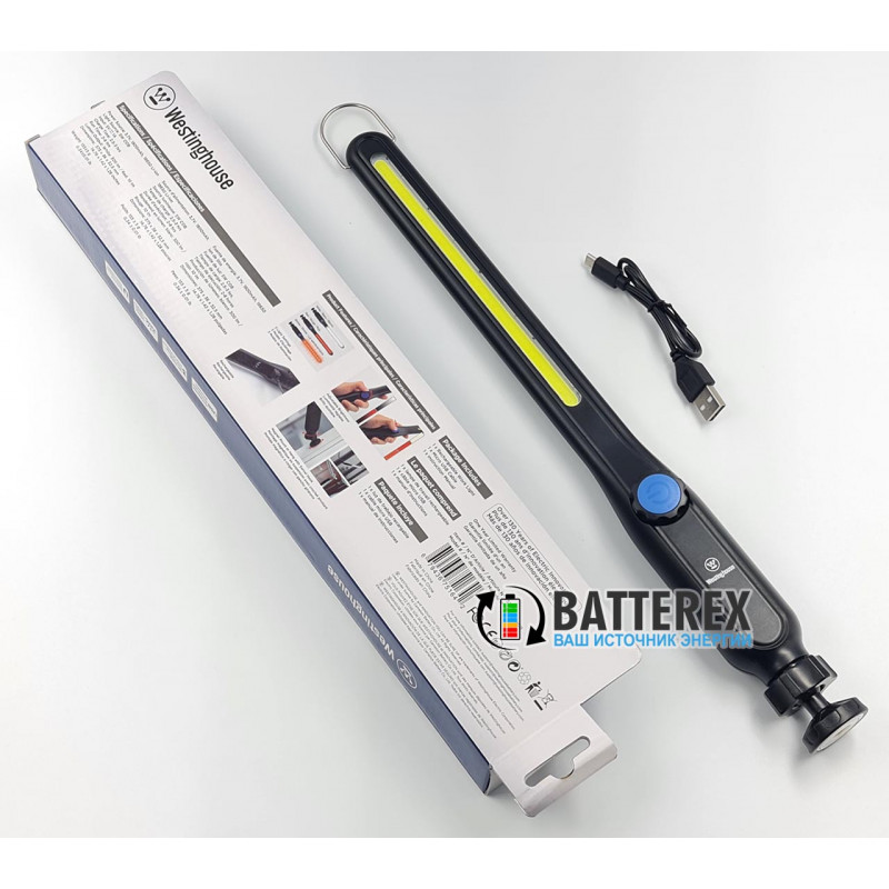 Фонарь Westinghouse WF60 5W COB - встроенный аккумулятор 1800mah, регулировка яркости, магнитное крепление с шарниром Фонарь Westinghouse WF60 5W COB - встроенный аккумулятор 1800mah, регулировка яркости, магнитное крепление с шарниром