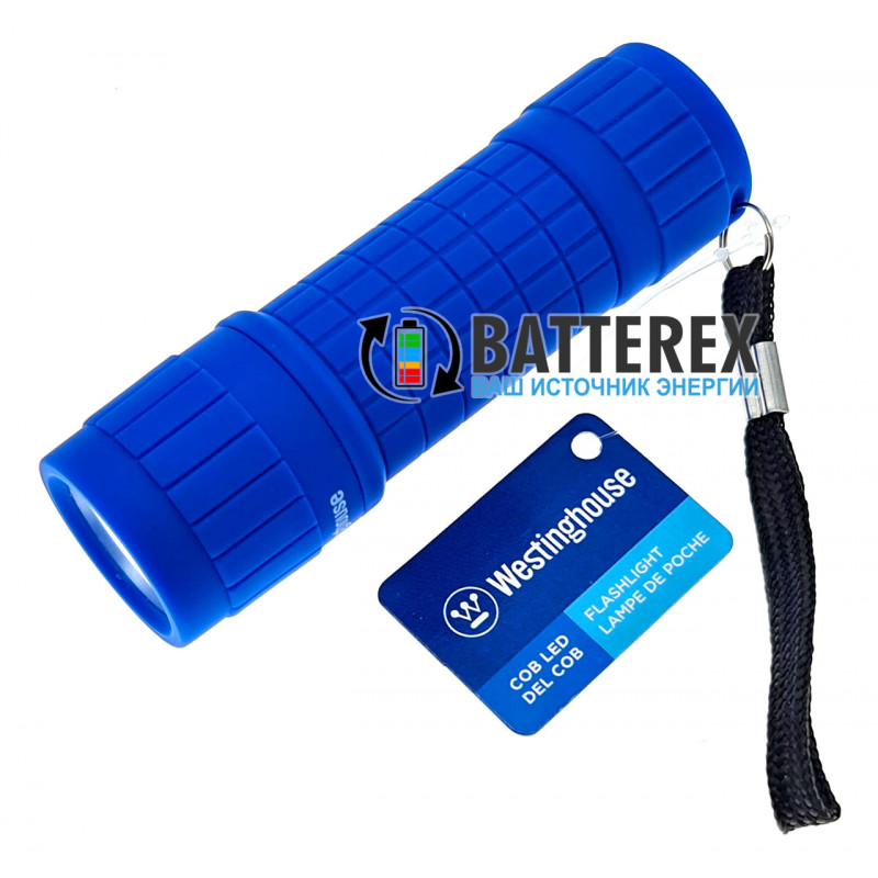 Карманный фонарик Westinghouse WF87 3W COD LED синий + 3 батарейки ААА