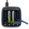 XTAR BC4 зарядное устройство для аккумуляторов Li-ion 1.5V и NiMH 1.2V типоразмеров АА/AAA XTAR BC4 зарядное устройство для аккумуляторов Li-ion 1.5V и NiMH 1.2V типоразмеров АА/AAA