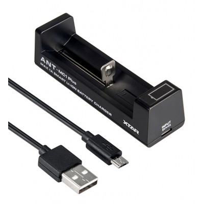 XTAR MC1 ANT Plus - быстрое зарядное устройство для Li-Ion аккумуляторов (ток 1А) XTAR MC1 ANT Plus - быстрое зарядное устройство для Li-Ion аккумуляторов (ток 1А)