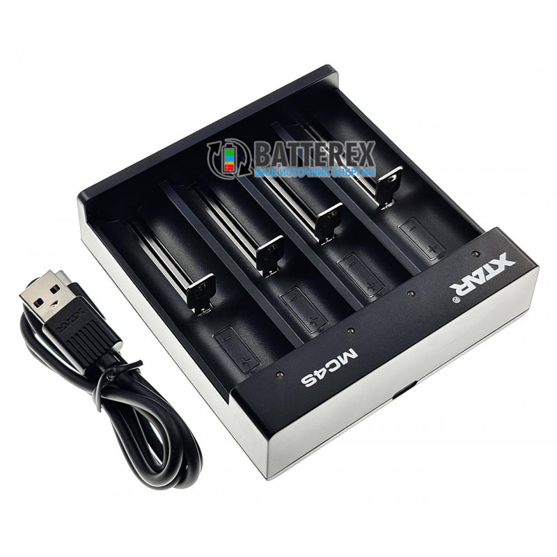 Зарядное устройство XTAR MC4S на 4 аккумулятора NiMH/Li-Ion Зарядное устройство XTAR MC4S на 4 аккумулятора NiMH/Li-Ion