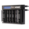 XTAR MC6 QUEEN ANT - 6-канальная зарядка для Li-Ion аккумуляторов 18650, 14500, 16340 и др.