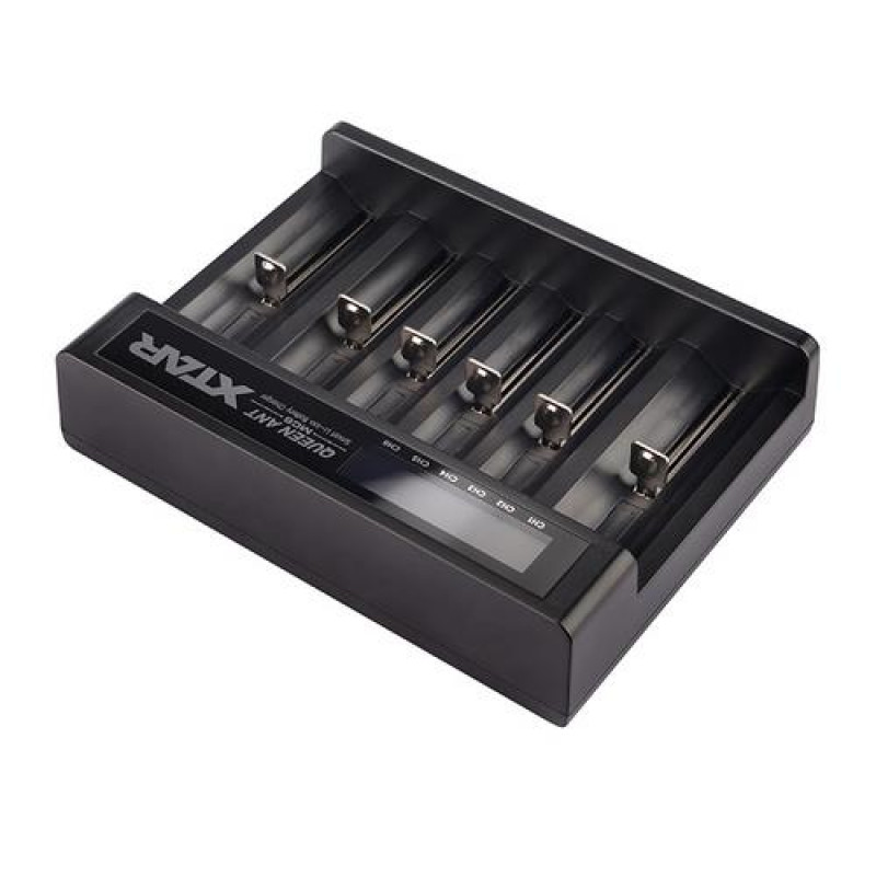 XTAR MC6 QUEEN ANT - 6-канальная зарядка для Li-Ion аккумуляторов 18650, 14500, 16340 и др.