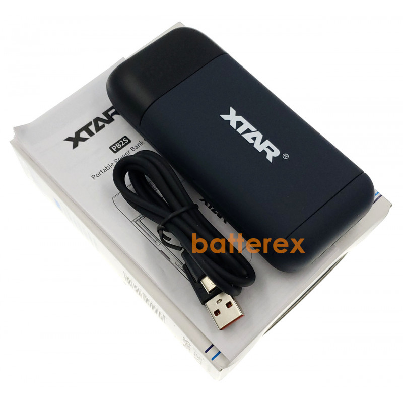 XTAR PB2S Black - повербанк на 2 аккумулятора 18650/20700/21700 с функцией быстрого заряда QuickCharge XTAR PB2S Black - повербанк на 2 аккумулятора 18650/20700/21700 с функцией быстрого заряда QuickCharge