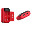 XTAR PB2S Red - зарядка-повербанк на 2 аккумулятора 18650/20700/21700 с функцией быстрого заряда QuickCharge XTAR PB2S Red - зарядка-повербанк на 2 аккумулятора 18650/20700/21700 с функцией быстрого заряда QuickCharge