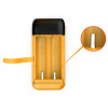 XTAR PB2S Yellow - повербанк на 2 аккумулятора 18650/20700/21700 с функцией быстрого заряда QuickCharge XTAR PB2S Yellow - повербанк на 2 аккумулятора 18650/20700/21700 с функцией быстрого заряда QuickCharge