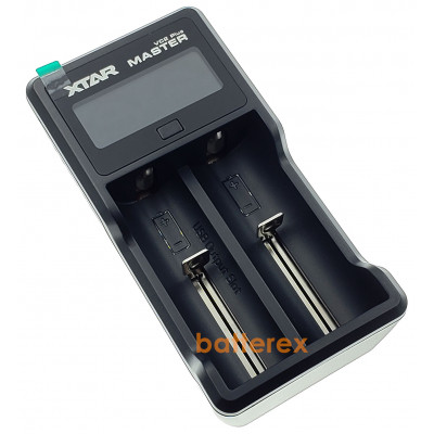 XTAR VC2 Master Plus - универсальная зарядка для Ni-MH/Li-Ion аккумуляторов с функцией PowerBank