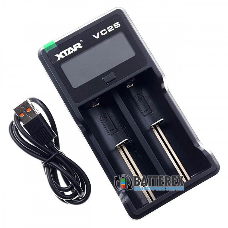 XTAR VC2S - интеллектуальная 2х-канальная зарядка для аккумуляторов Li-Ion и NiMH XTAR VC2S - интеллектуальная 2х-канальная зарядка для аккумуляторов Li-Ion и NiMH