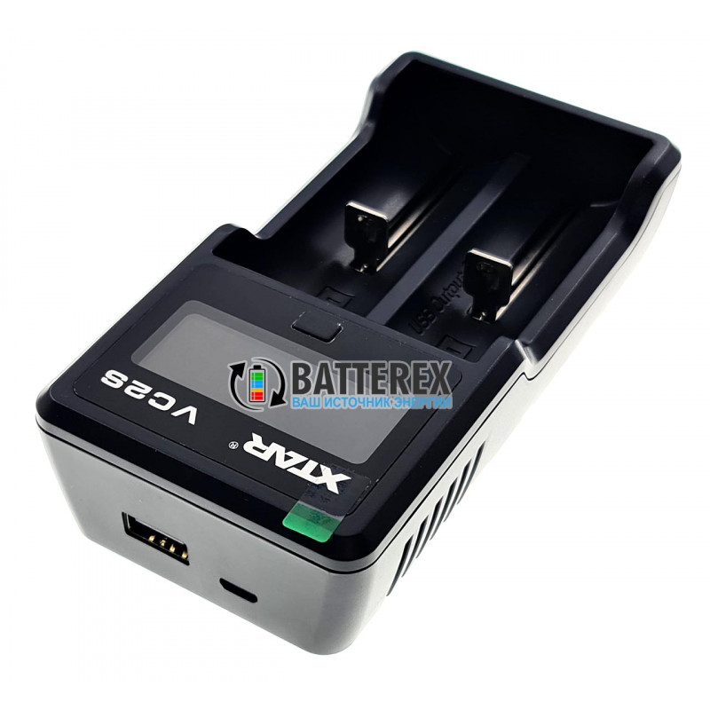 XTAR VC2S - интеллектуальная 2х-канальная зарядка для аккумуляторов Li-Ion и NiMH XTAR VC2S - интеллектуальная 2х-канальная зарядка для аккумуляторов Li-Ion и NiMH