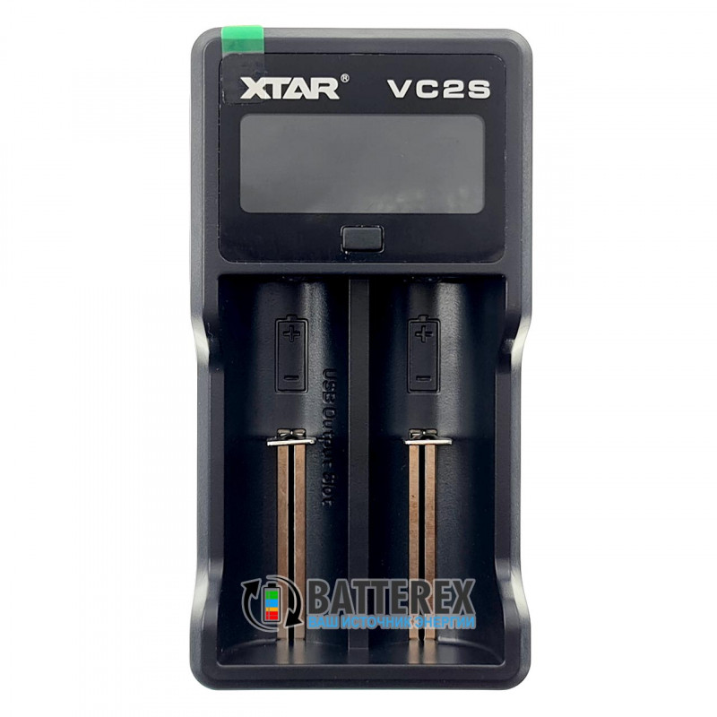XTAR VC2S - интеллектуальная 2х-канальная зарядка для аккумуляторов Li-Ion и NiMH XTAR VC2S - интеллектуальная 2х-канальная зарядка для аккумуляторов Li-Ion и NiMH