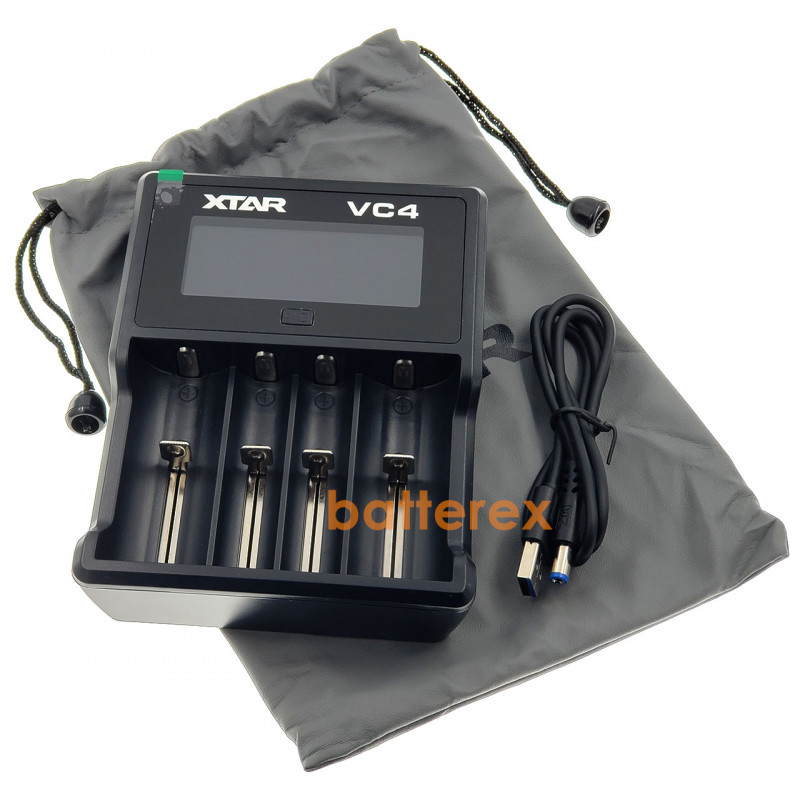 XTAR VC4 - зарядное устройство для Li-Ion и Ni-MH (AA, AAA, C, D) аккумуляторов XTAR VC4 - зарядное устройство для Li-Ion и Ni-MH (AA, AAA, C, D) аккумуляторов