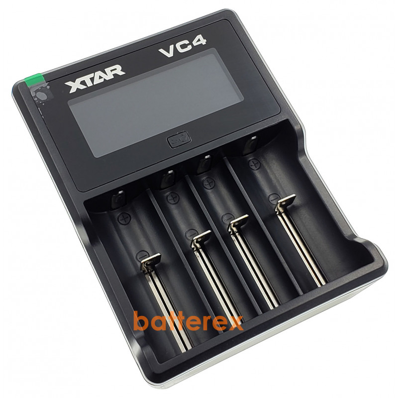 XTAR VC4 - зарядное устройство для Li-Ion и Ni-MH (AA, AAA, C, D) аккумуляторов XTAR VC4 - зарядное устройство для Li-Ion и Ni-MH (AA, AAA, C, D) аккумуляторов