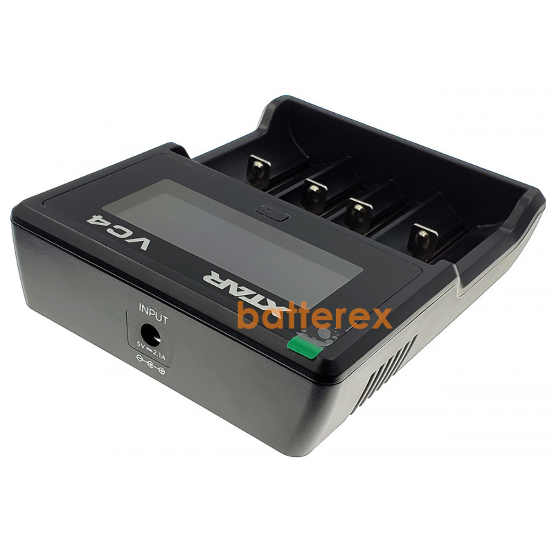 XTAR VC4 - зарядное устройство для Li-Ion и Ni-MH (AA, AAA, C, D) аккумуляторов XTAR VC4 - зарядное устройство для Li-Ion и Ni-MH (AA, AAA, C, D) аккумуляторов