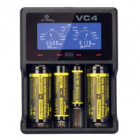 XTAR VC4 - универсальная зарядка для аккумуляторов Li-Ion/Ni-MH с измерением ёмкости. Оригинал, гарантия 12 месяцев