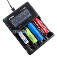 XTAR VC4SL - зарядное устройство для аккумуляторов Li-Ion и NiMH с поддержкой длинных аккумуляторов 21700 с защитой  - Оригинал - гарантия 12 месяцев