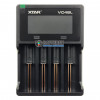 XTAR VC4SL - интеллектуальная зарядка с разрядом для аккумуляторов Li-Ion/Ni-MH с поддержкой длинных аккумуляторов 21700 с защитой