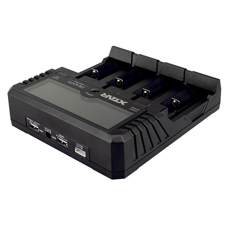 XTAR VP4 Plus Dragon - профессиональное зарядное устройство для Li-Ion/Ni-MH/Ni-Cd аккумуляторов
