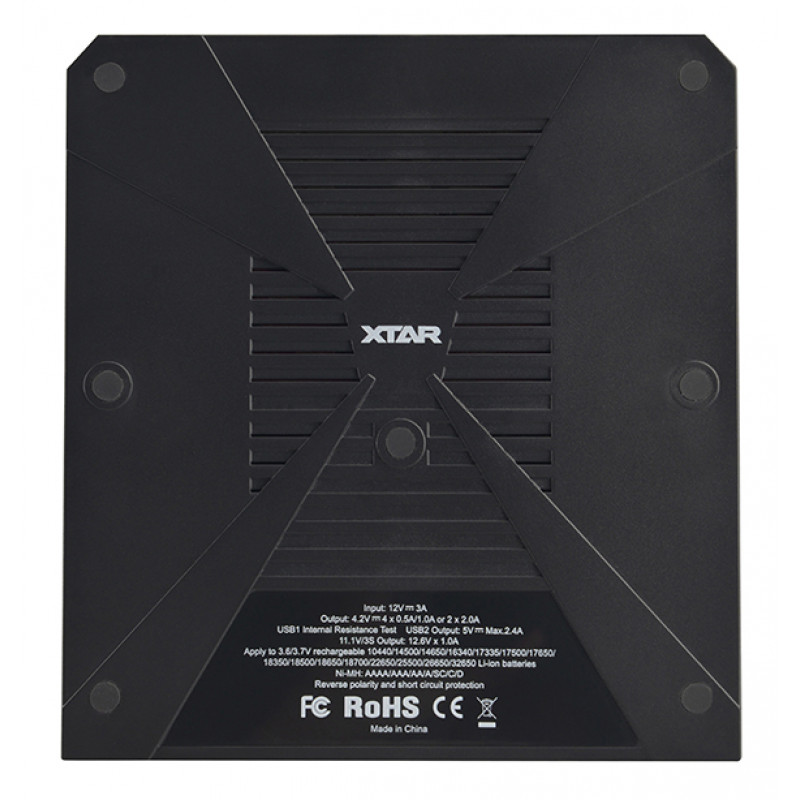 XTAR VP4 Plus Dragon - профессиональное зарядное устройство для Li-Ion/Ni-MH/Ni-Cd аккумуляторов